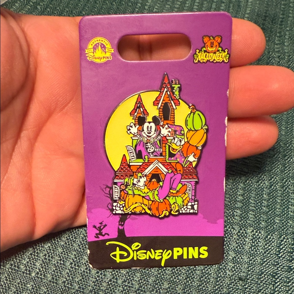 Disney Purple Halloween Mickey Mouse Pin